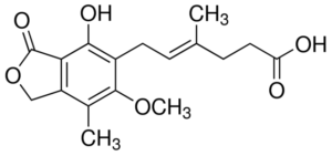 Mycophenolic acid (Mycophenolate)