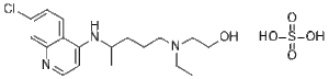 Hydrochloroquine sulfate (Hydroxychloroquine)
