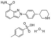 Niraparib tosylate hydrate (MK4827)