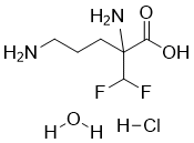Eflornithine HCl hydrate (DFMO; MDL71782; RMI71782)