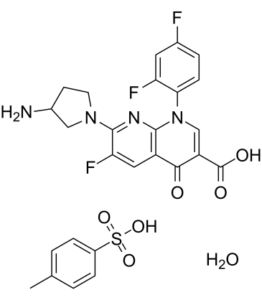 Tosufloxacin tosylate hydrate (T3262, A61827)