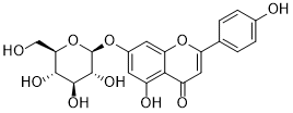 Apigetrin (Apigenin-7-O-β-D-glucopyranoside; Cosmosiin; Apigenin 7-glucoside)