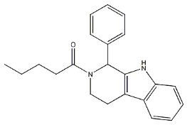 1-[1-Phenyl-3,4-dihydro-1H-pyrido[3,4-b]indol-2(9H)-yl]pentan-1-one