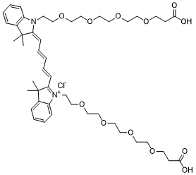 Bis-(N,N’-carboxyl-PEG4)-Cy5