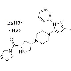 Teneligliptin hydrobromide hydrate