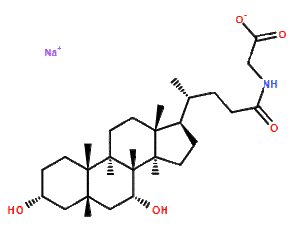 Glycochenodeoxycholic acid sodium salt