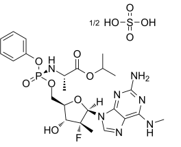 Bemnifosbuvir hemisulfate (RG-6422; AT-527)