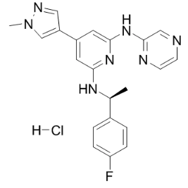 Ilginatinib hydrochloride