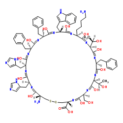 (DES-ALA1,DES-GLY2,HIS4,5,D-TRP8)-SOMATOSTATIN-14