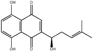 Shikonin (C.I.-75535; Isoarnebin 4)