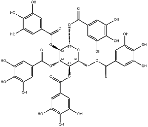 DB03208 (1,2,3,4,6-Pentagalloyl glucose)