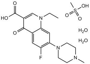 Pefloxacin Mesylate Dihydrate