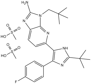 Ralimetinib dimysylate (LY2228820 dimysylate)