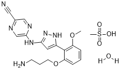 Prexasertib mesylate hydrate (LY 2606368)