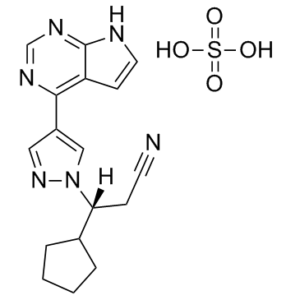 Ruxolitinib sulfate (INC 424, INCB 18424, INCB 018424, Jakafi, Jakavi)