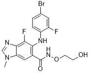 Binimetinib ( Mektovi; ARRY438162; ARRY162; MEK162)