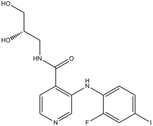 Pimasertib (SAR245509, AS703026, MSC1936369B)