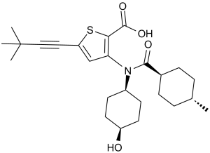 Lomibuvir (VX 222; VCH 222)