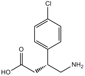 (R)-baclofen (STX209)