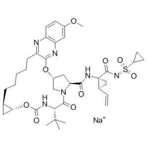 Grazoprevir sodium salt