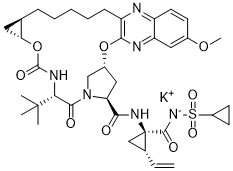 Grazoprevir potassium salt