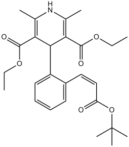 Lacidipine (GX-1048, GR-43659X, SN-305, Lacipil, Motens)