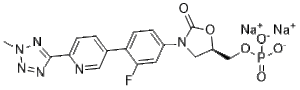 Tedizolid phosphate disodium salt