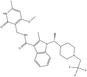 Lirametostat (CPI-1205)