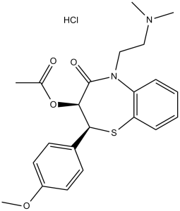 Diltiazem HCl (Tiazac, RG 83606)