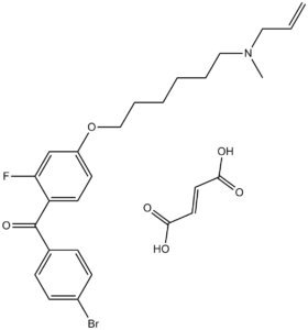 Ro 48-8071 fumarate