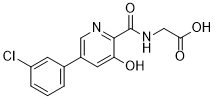 Vadadustat (PG-1016548; AKB-6548)