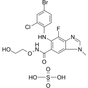 Selumetinib sulfate (AZD6244 sulfate)